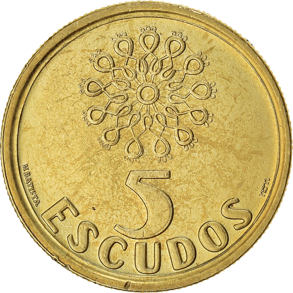 Monnaie, Portugal, 5 Escudos, 1995