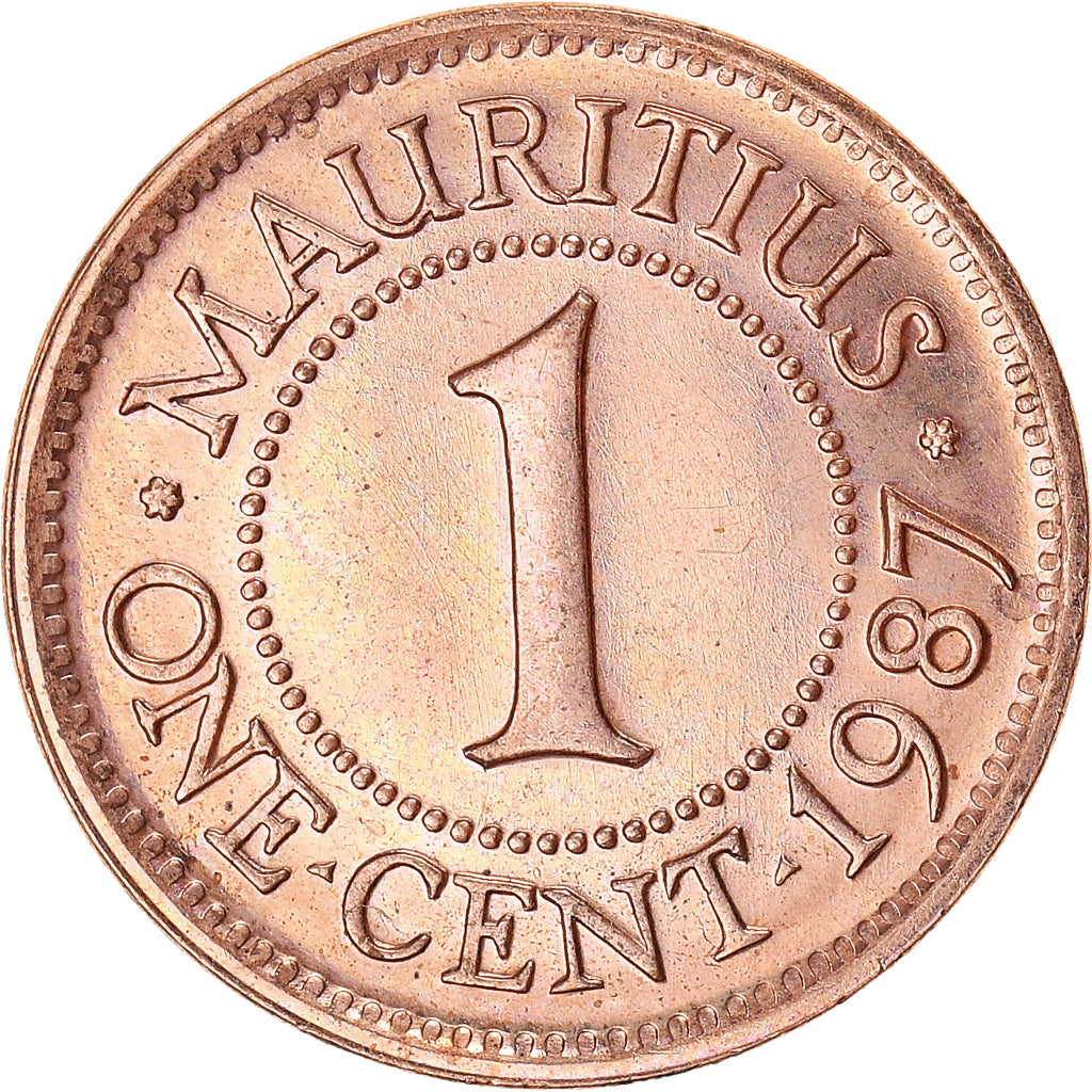 Münze, Mauritius, Cent, 1987