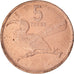 Moneta, Botswana, 5 Thebe, 1988