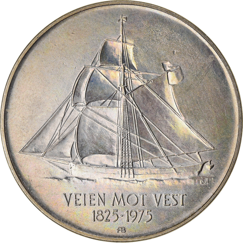 Coin, Norway, 5 Kroner, 1975