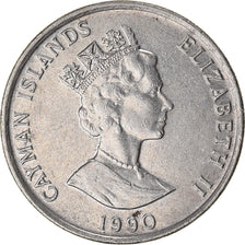 Moneta, Isole Cayman, 25 Cents, 1990
