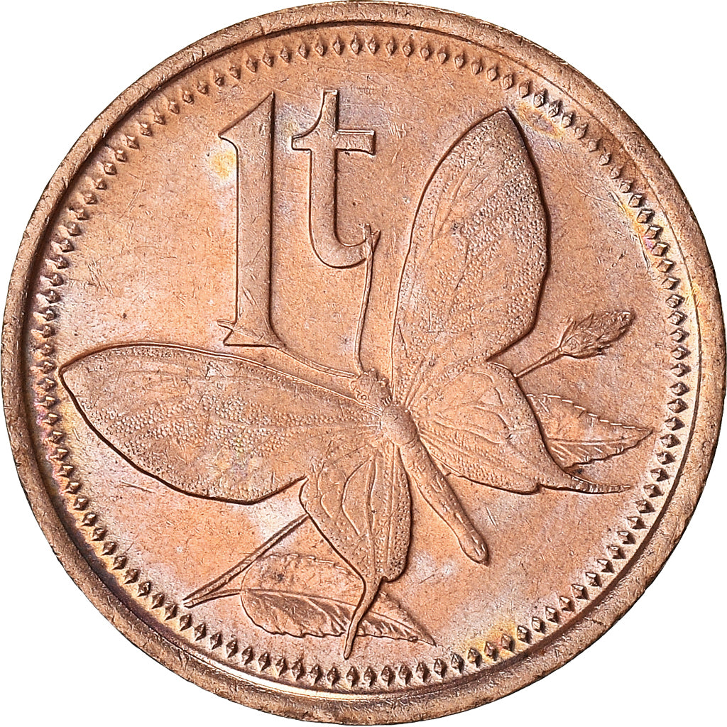Moneda, Papúa-Nueva Guinea, Toea, 1990