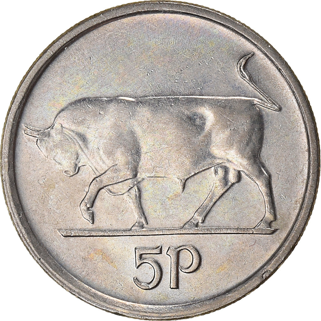 Münze, IRELAND REPUBLIC, 5 Pence, 1995