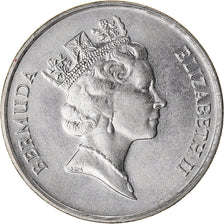 Münze, Bermuda, 25 Cents, 1993