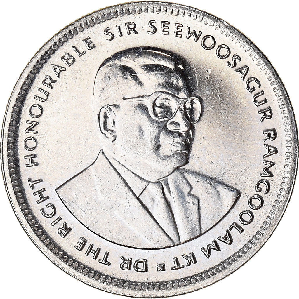 Coin, Mauritius, 20 Cents, 1994