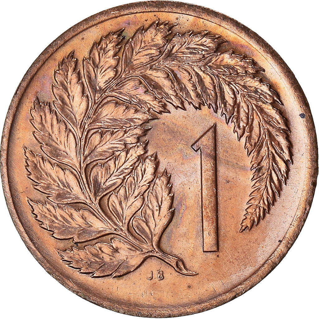 Monnaie, Nouvelle-Zélande, Cent, 1970