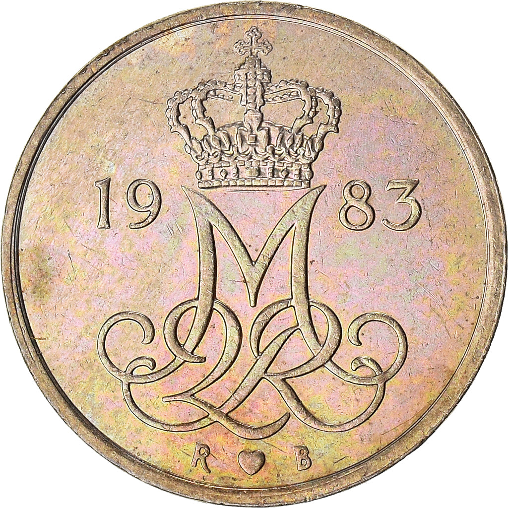 Münze, Dänemark, 10 Öre, 1983