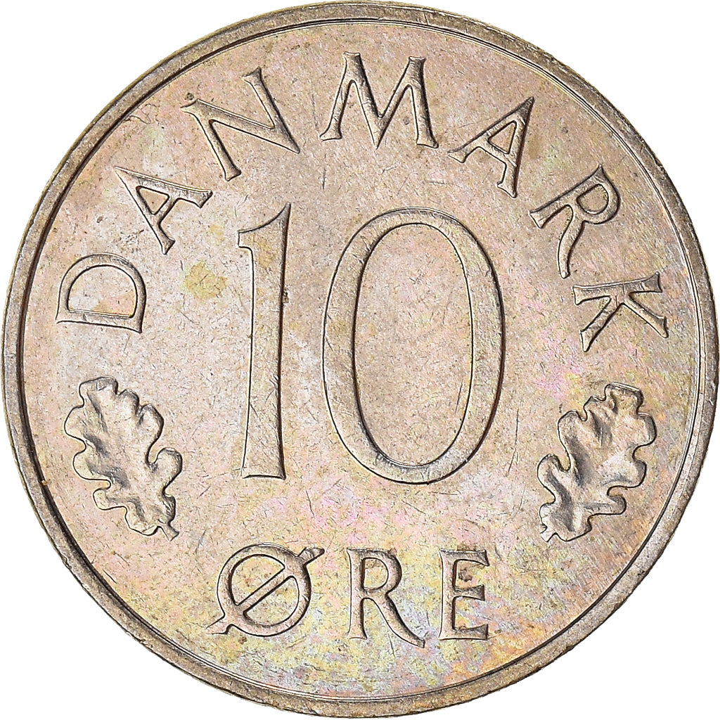 Münze, Dänemark, 10 Öre, 1983