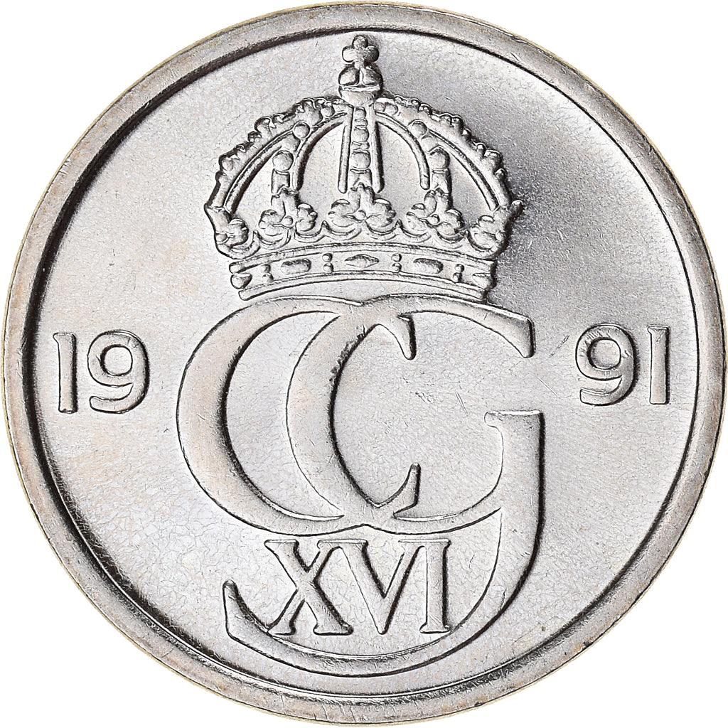 Coin, Sweden, 50 Öre, 1991