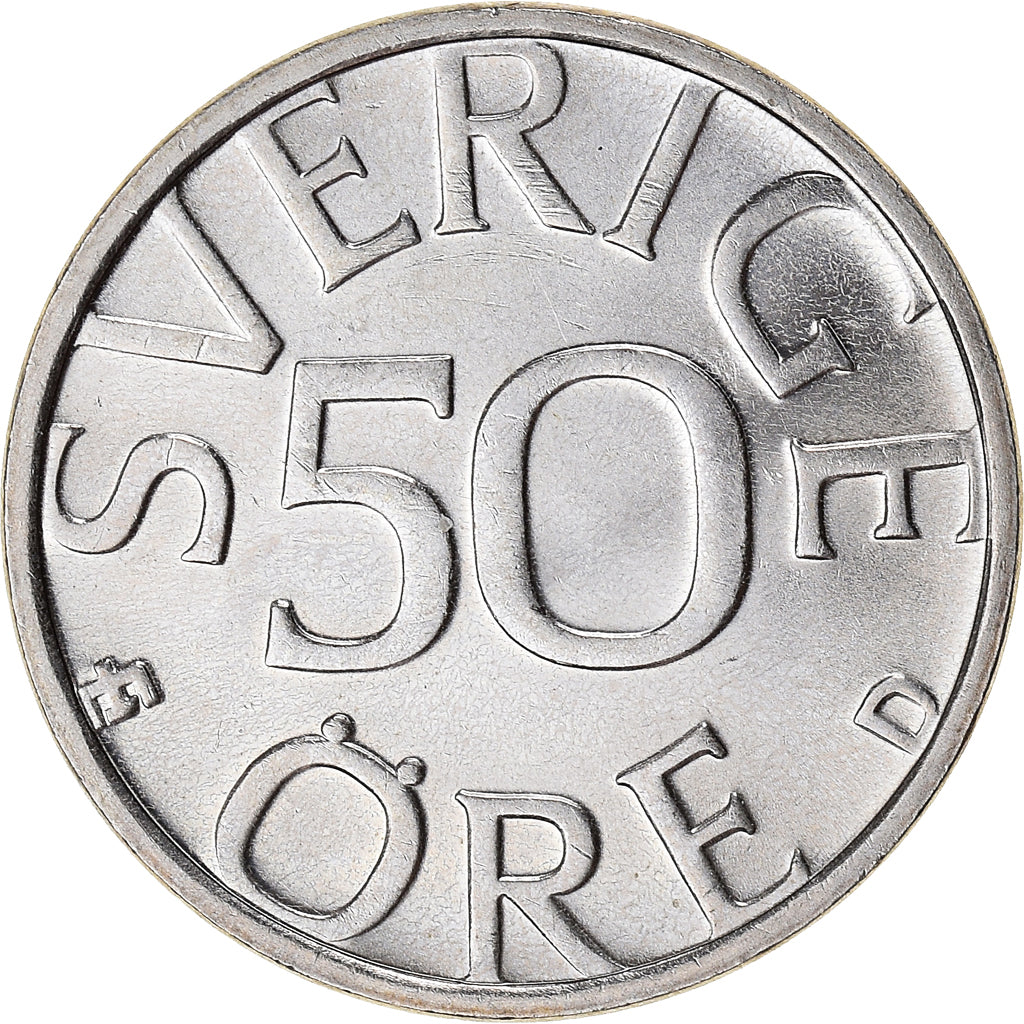 Coin, Sweden, 50 Öre, 1991