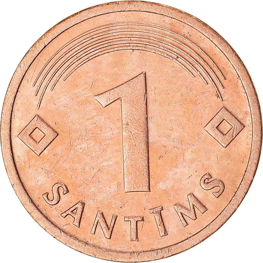Coin, Latvia, Santims, 1992