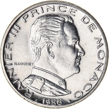 Monnaie, Monaco, Franc, 1986