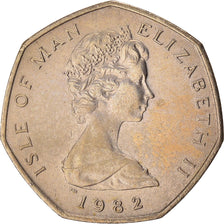 Moneda, Isla de Man, 20 Pence, 1982