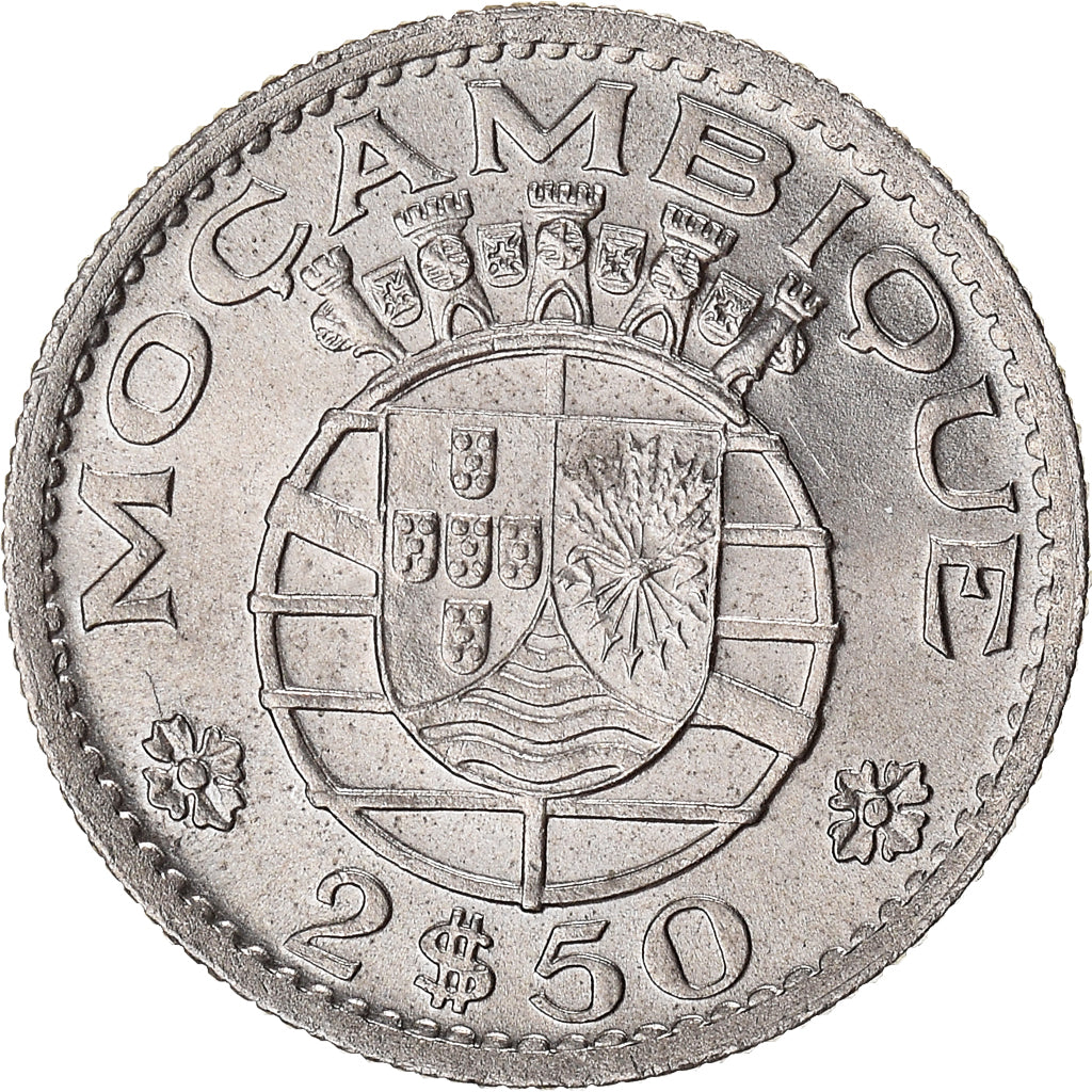 Moneda, Mozambique, 2-1/2 Escudos, 1954