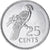 Coin, Seychelles, 25 Cents, 1993