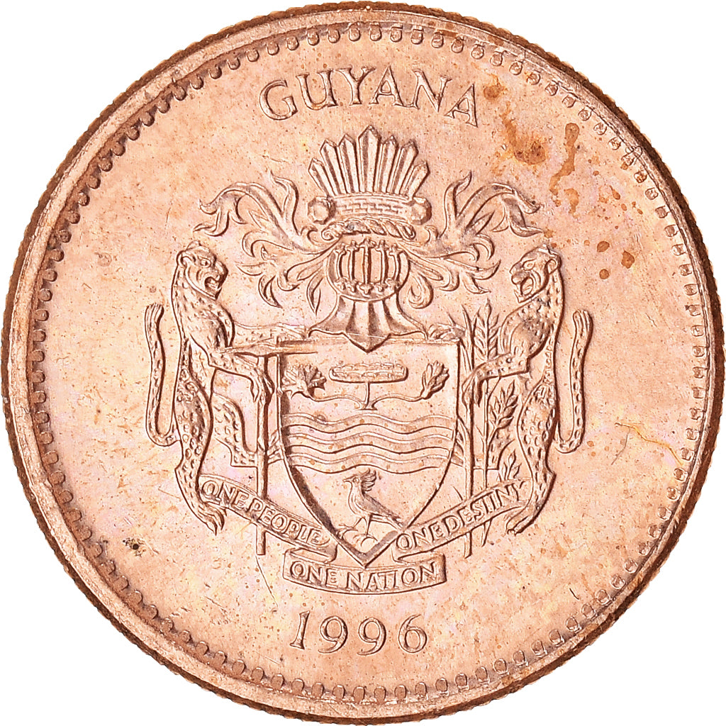 Monnaie, Guyana, Dollar, 1996