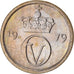 Moneda, Noruega, 10 Öre, 1979