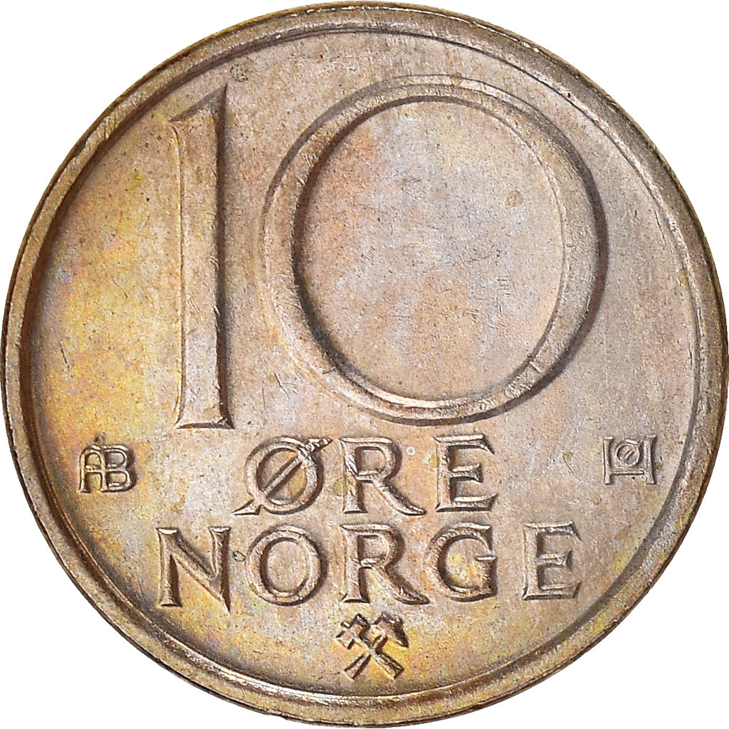 Moneda, Noruega, 10 Öre, 1979