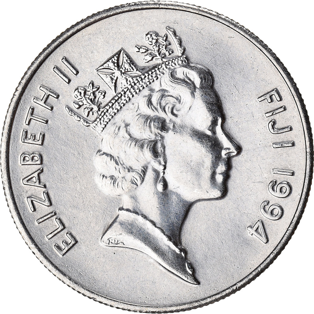Monnaie, Fidji, 10 Cents, 1994
