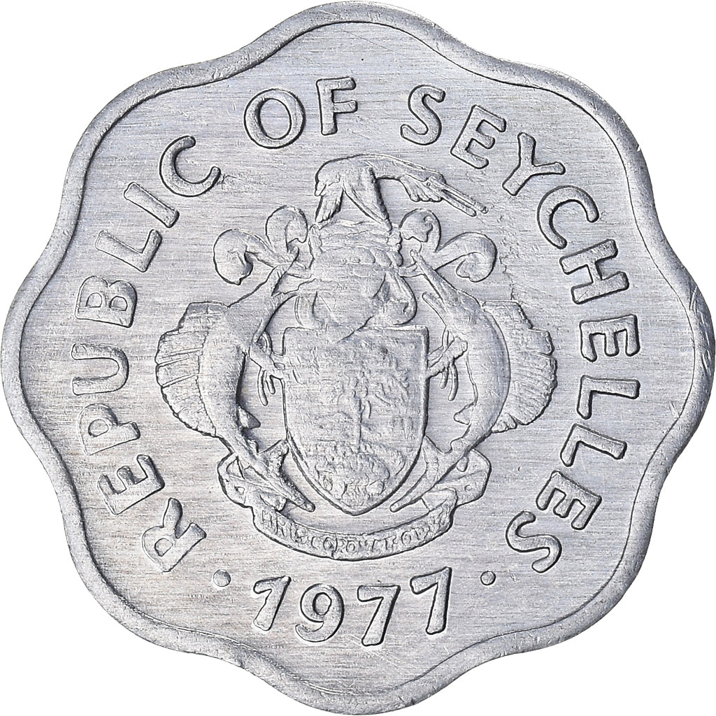 Moneda, Seychelles, 5 Cents, 1977