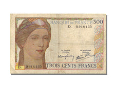 FRANCE, 300 Francs, 1938, KM #87a, 1938-10-06, VF(30-35), D.O.916.135, Fayette..