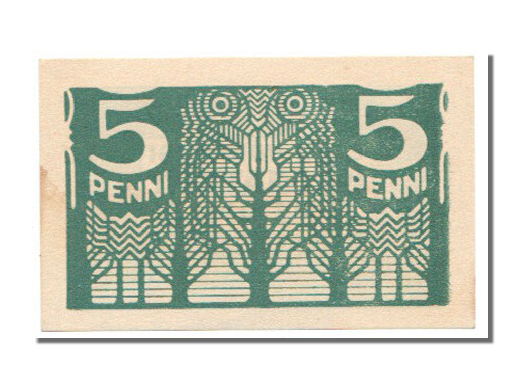 Banknote, Estonia, 5 Penni, 1919, KM:39a, UNC(65-70)