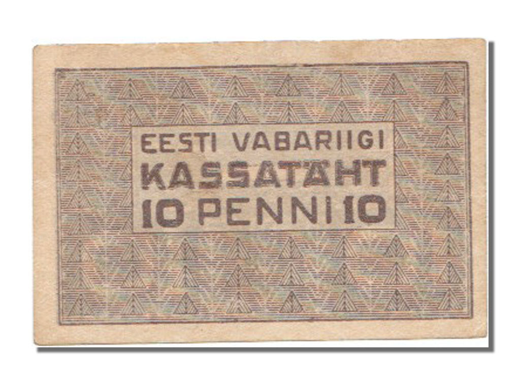 Banknote, Estonia, 10 Penni, 1919, KM:40b, UNC(65-70)