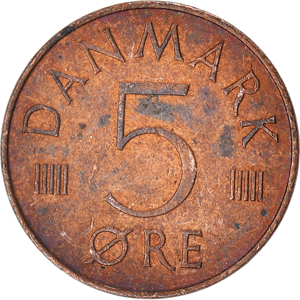 Munten, Denemarken, 5 Öre, 1979