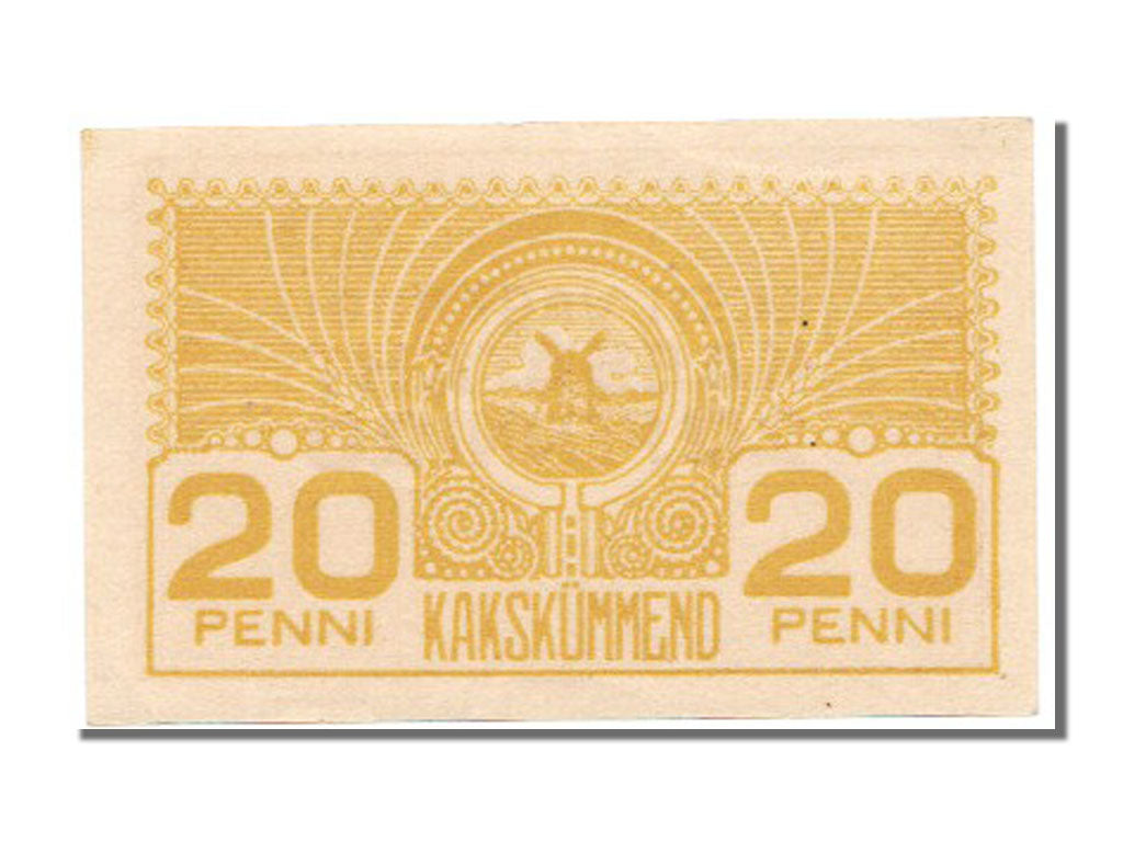 Billete, 20 Penni, 1919, Estonia, KM:41a, UNC