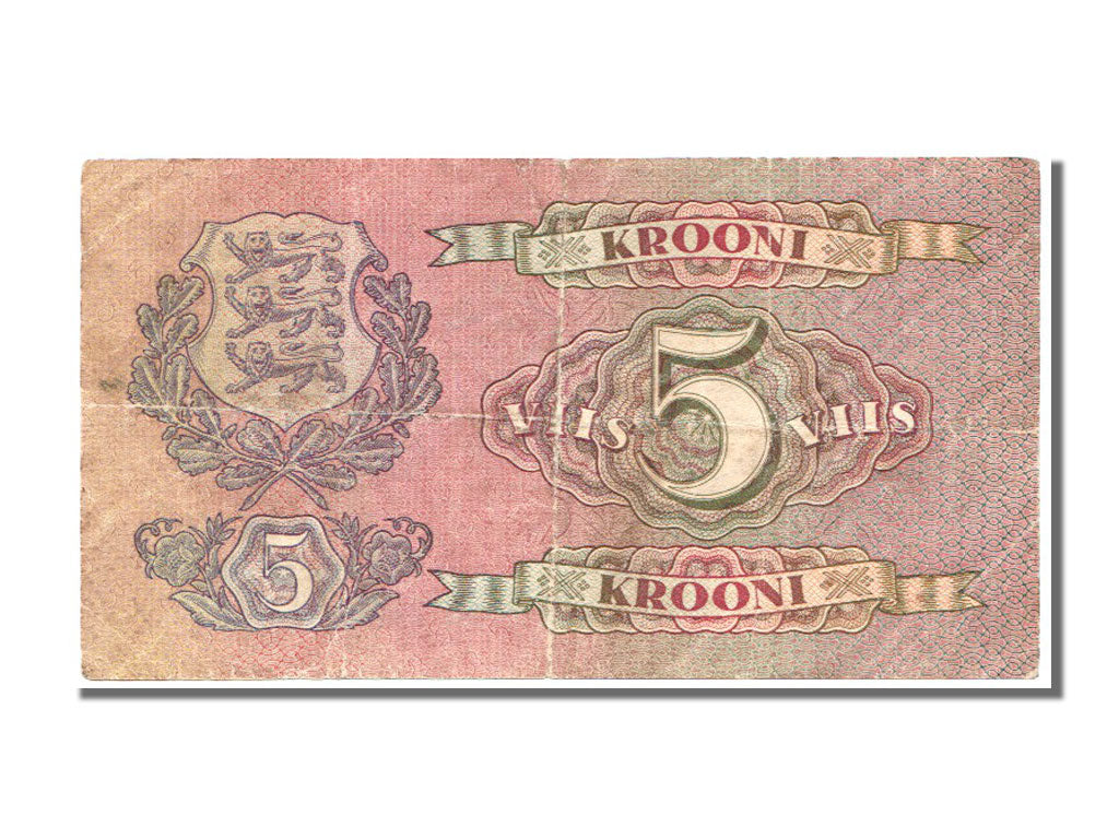 Estonia, 5 Krooni, 1929, VF(30-35), 5086911