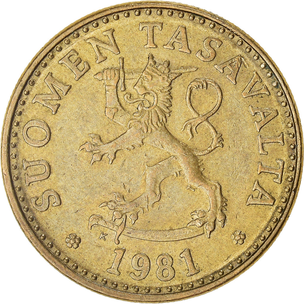 Moneda, Finlandia, 20 Pennia, 1981