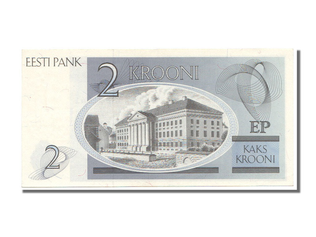Billet, Estonia, 2 Krooni, 1992, NEUF
