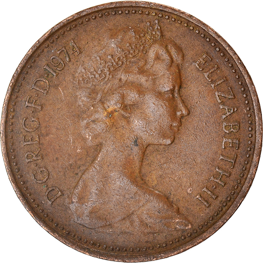 Moneta, Gran Bretagna, 1 New Penny, 1974