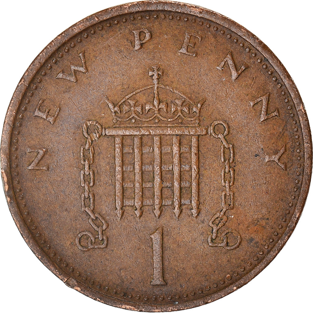 Moneta, Gran Bretagna, 1 New Penny, 1974