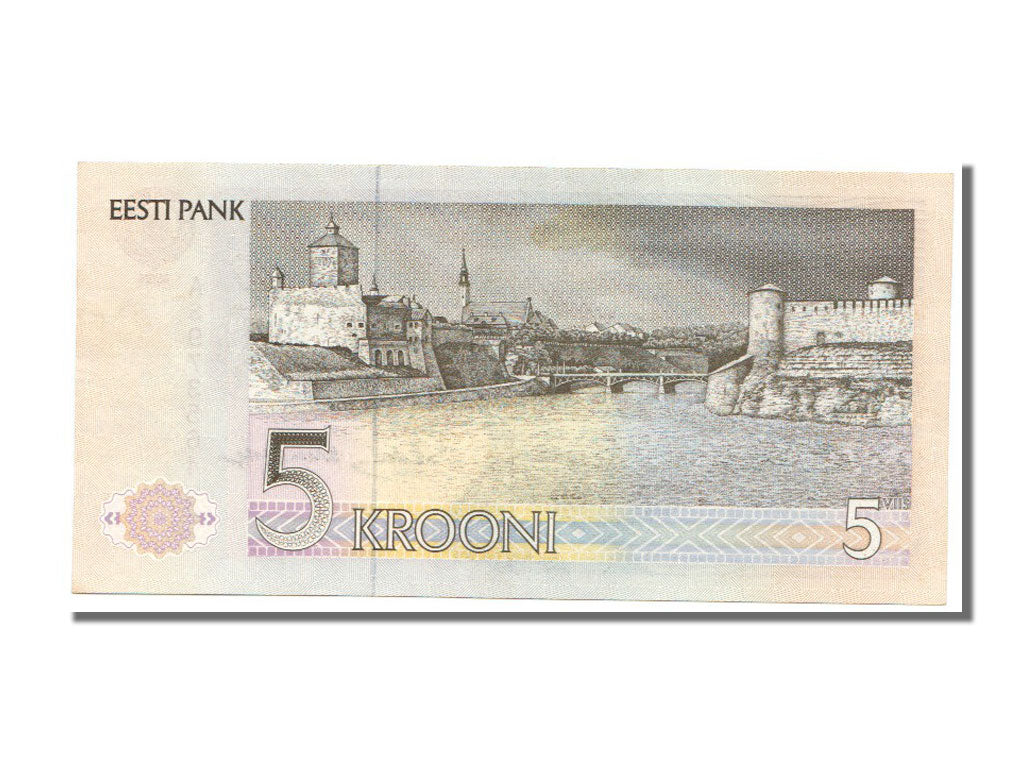 Estonia, 5 Krooni, 1991, KM #71a, UNC(65-70), AS