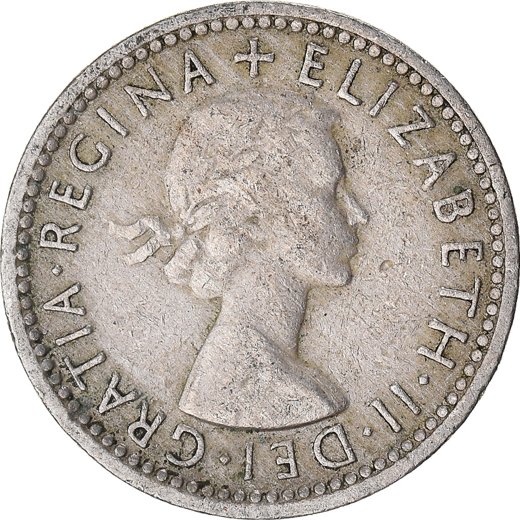 Munten, Groot Bretagne, 6 Pence, 1954