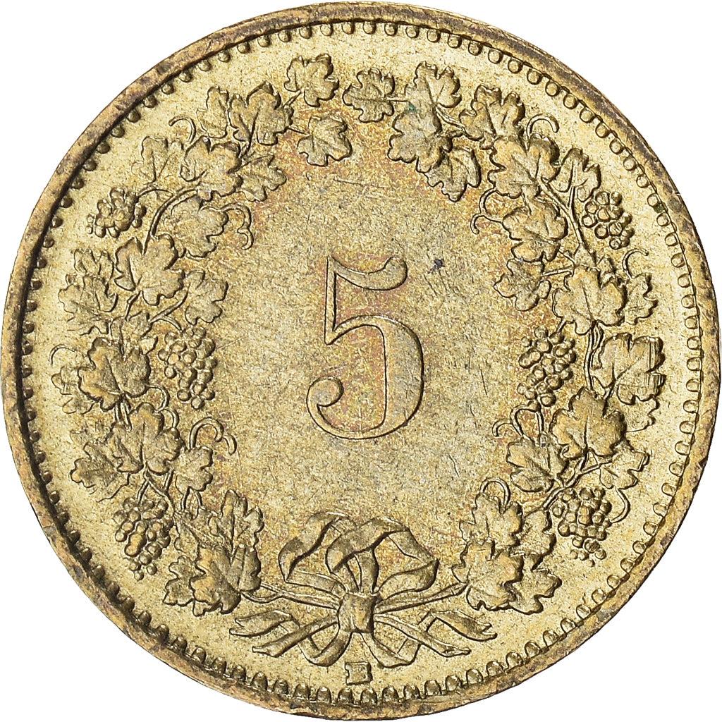 Moneta, Szwajcaria, 5 Rappen, 1994