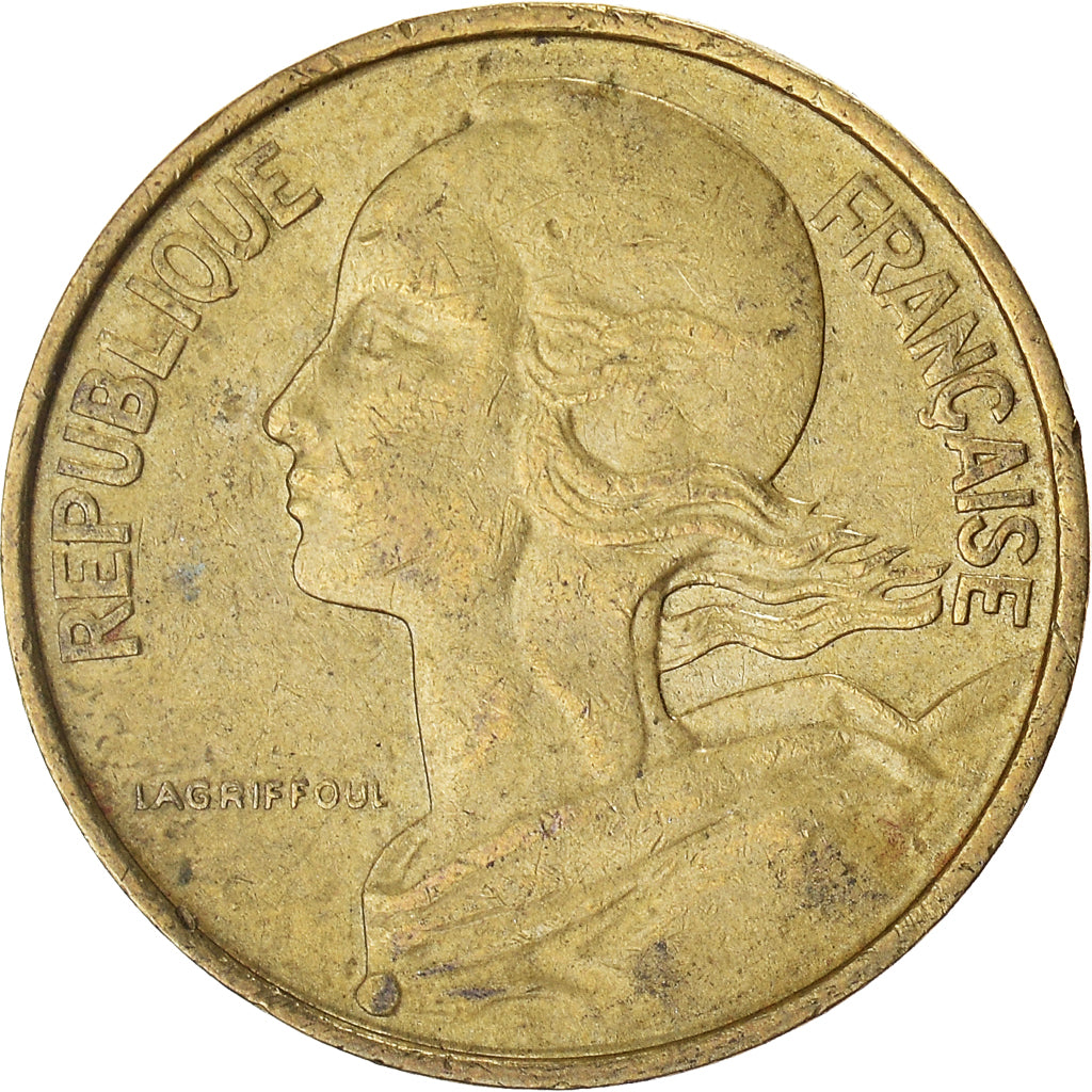 Münze, Frankreich, 10 Centimes, 1970