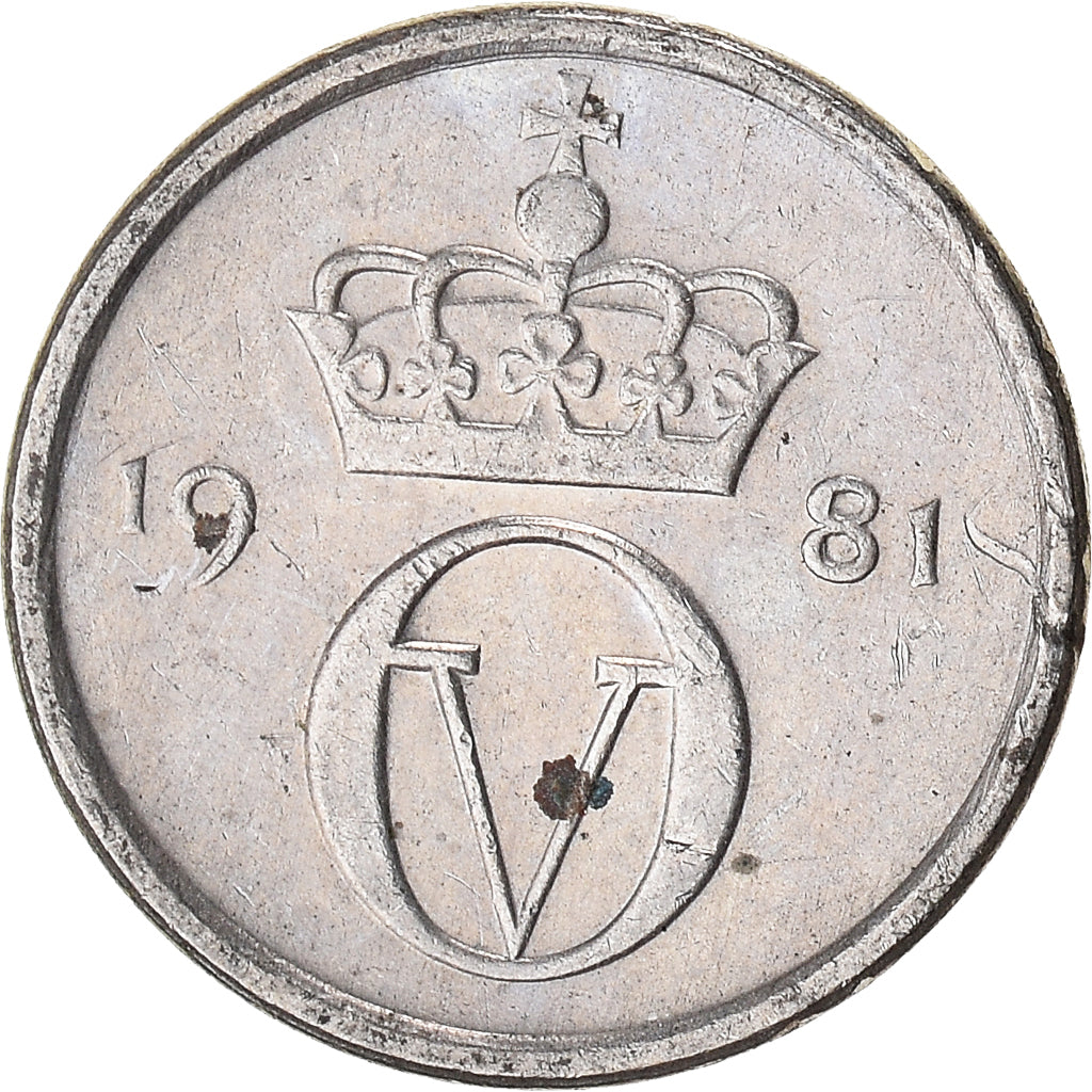 Münze, Norwegen, 10 Öre, 1981