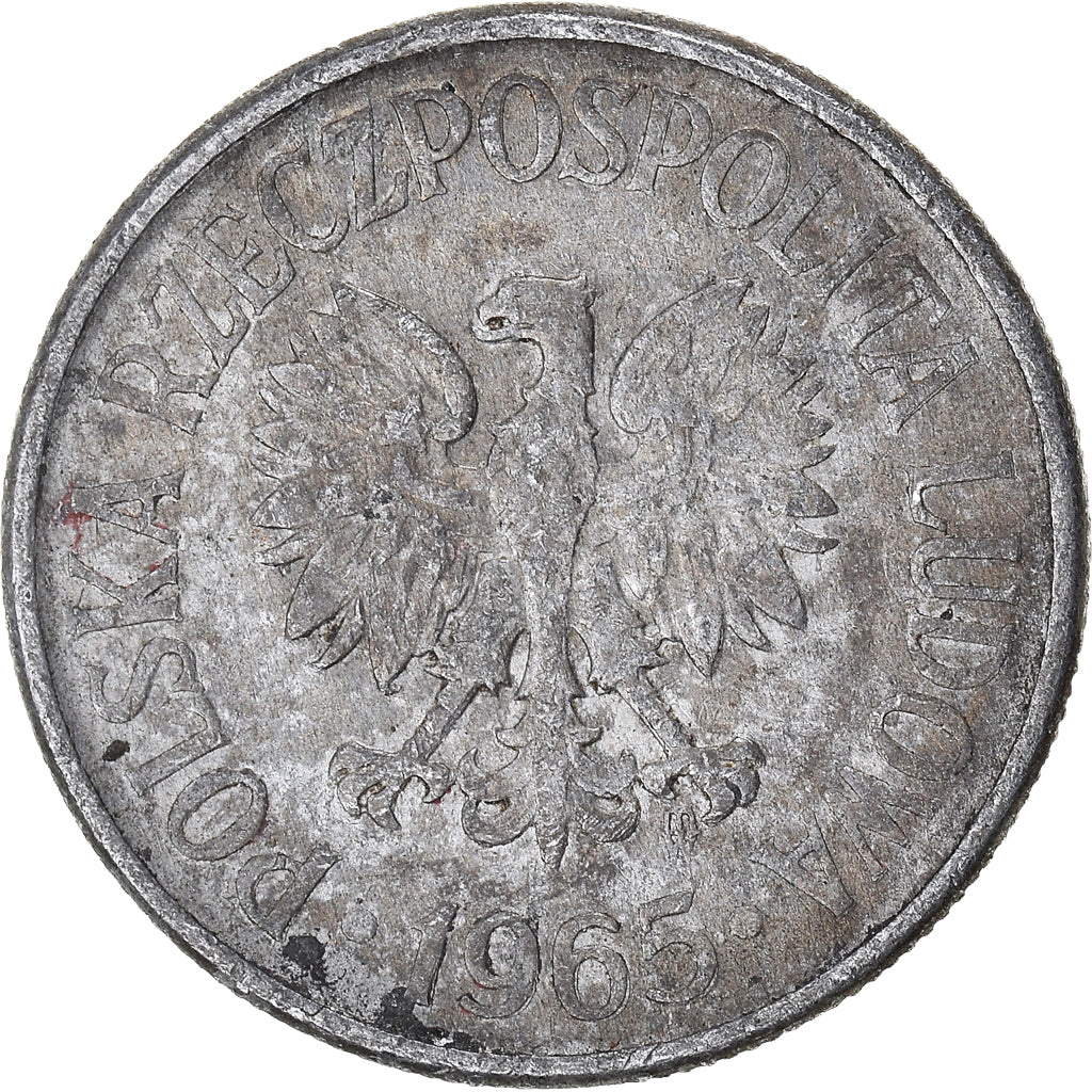 Moneda, Polonia, 50 Groszy, 1965