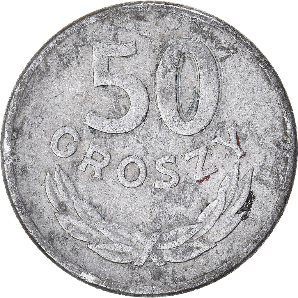 Moneda, Polonia, 50 Groszy, 1965