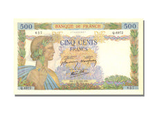 Geldschein, Frankreich, 500 Francs, 500 F 1940-1944 ''La Paix'', 1942