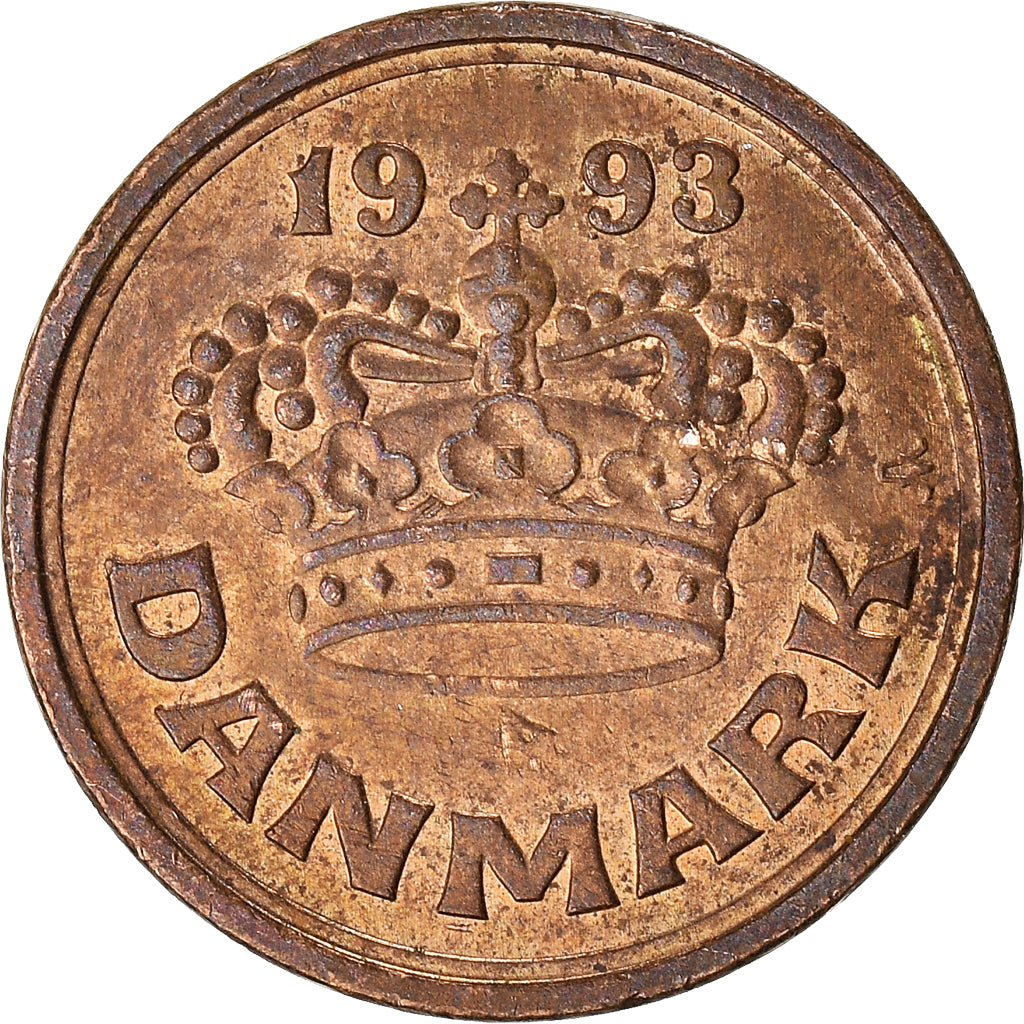 Münze, Dänemark, 25 Öre, 1993