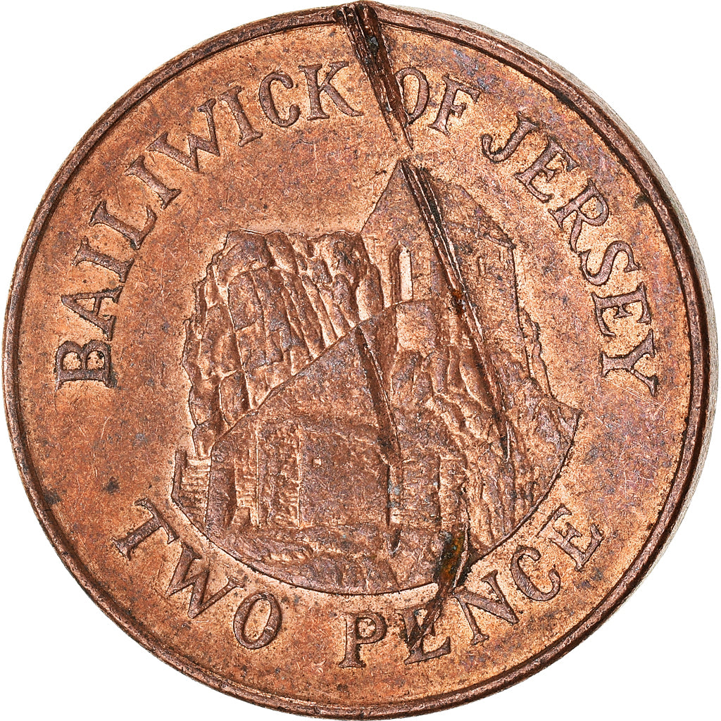 Moneta, Jersey, 2 Pence, 2008