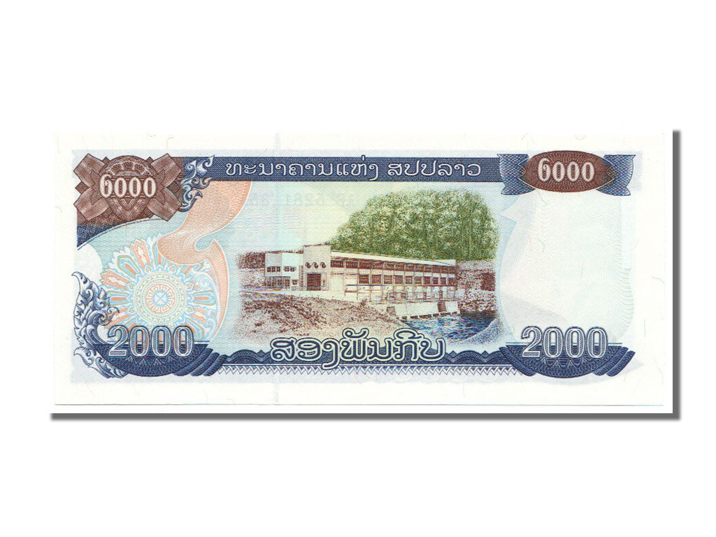 Lao, 2000 Kip, 1997, KM #33a, UNC(65-70), AB