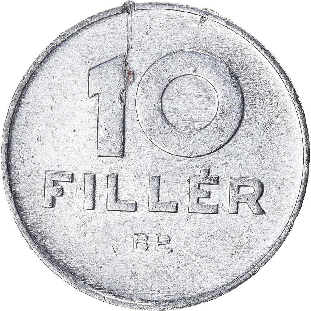 Moneda, Hungría, 10 Filler, 1986