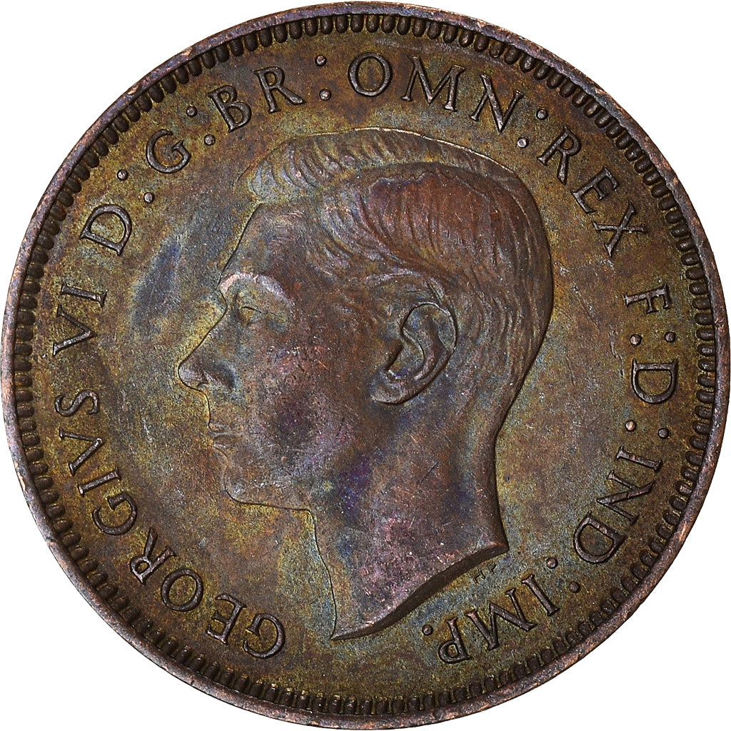Moeda, Grã-Bretanha, Farthing, 1937