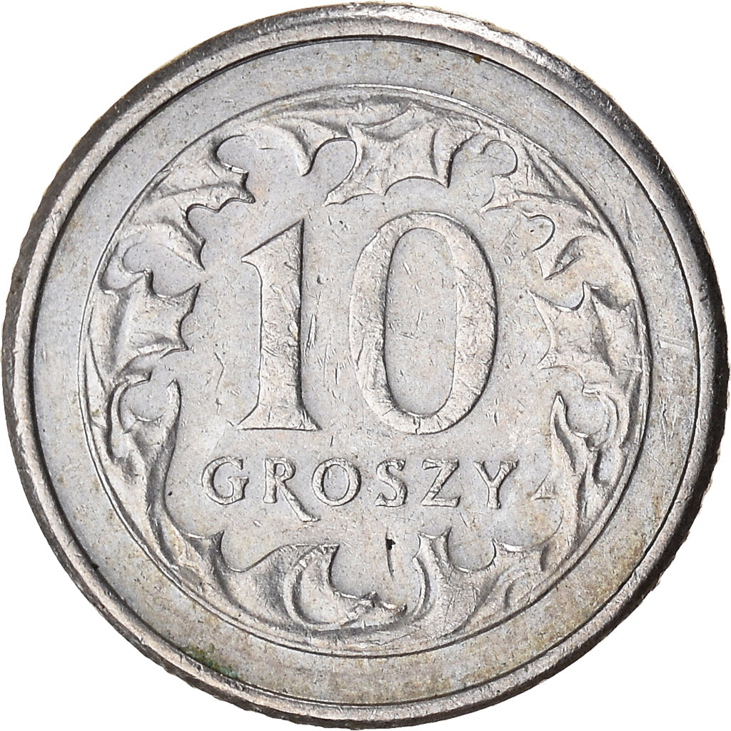 Moneta, Polska, 10 Groszy, 1990