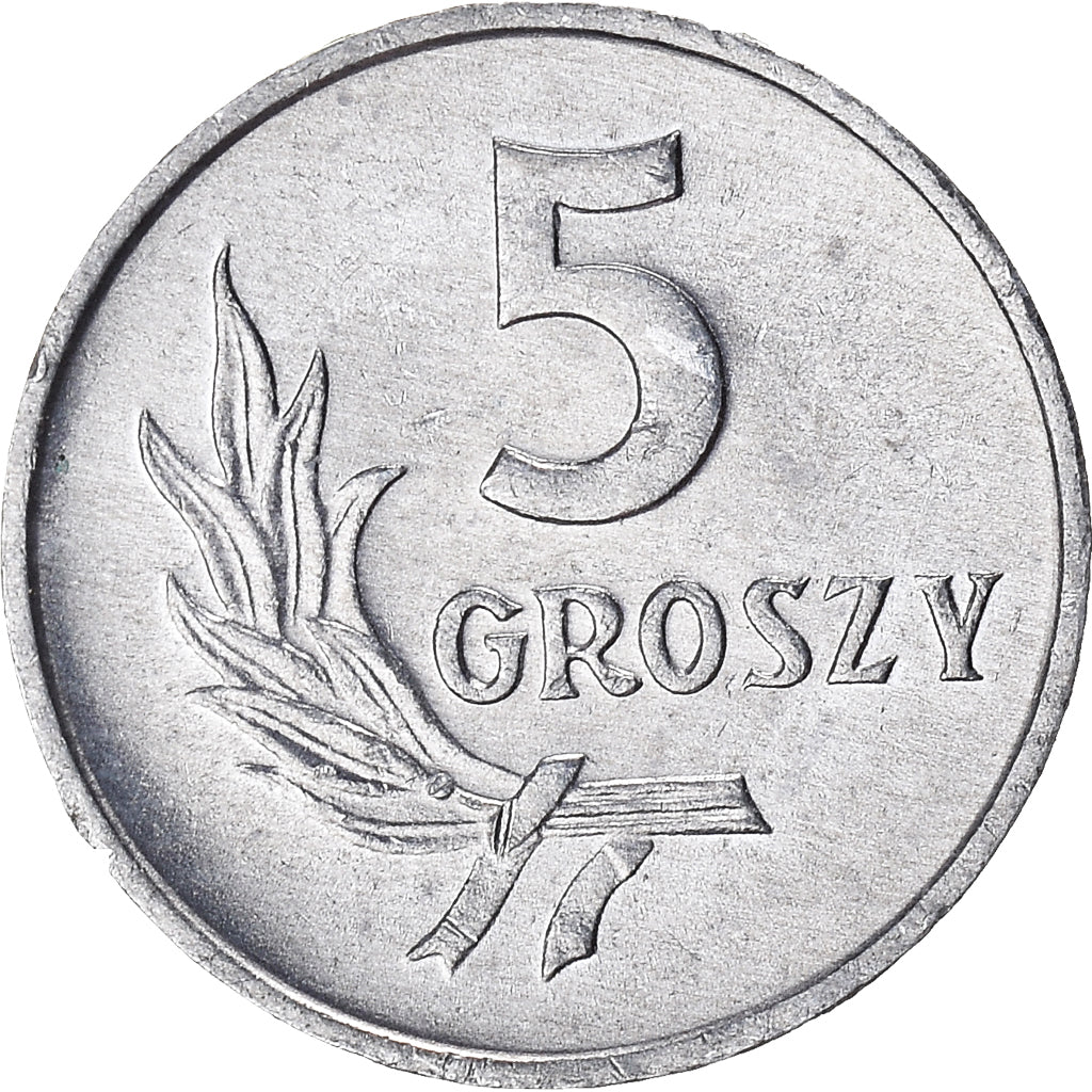Coin, Poland, 5 Groszy, 1972