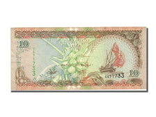 Maldives, 10 Rufiyaa, 1998, 1998-10-25, AU(55-58), C